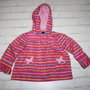 🌸 Pink & Colorful Spring Jacket – Girls 18M